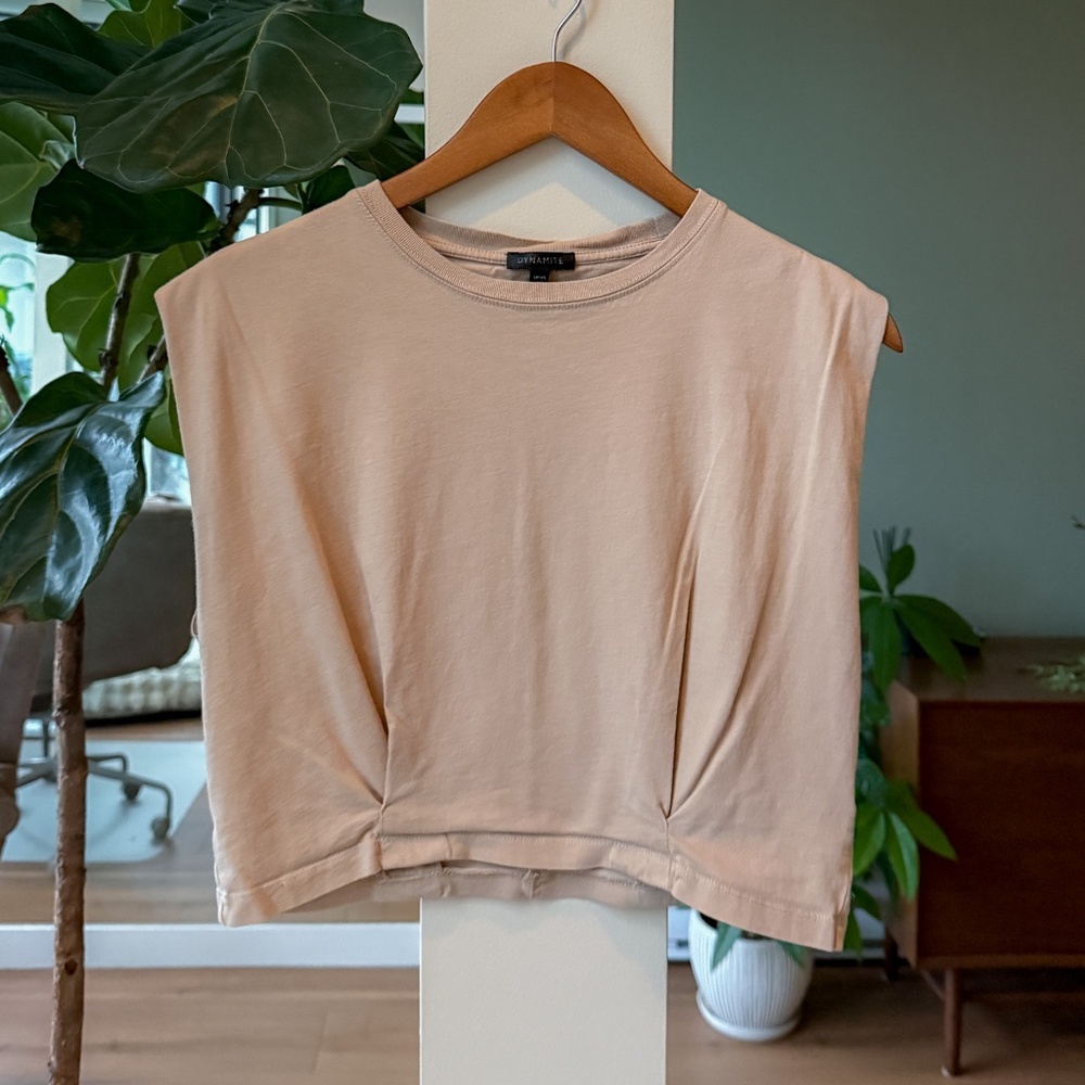 Dynamite cropped muscle tank